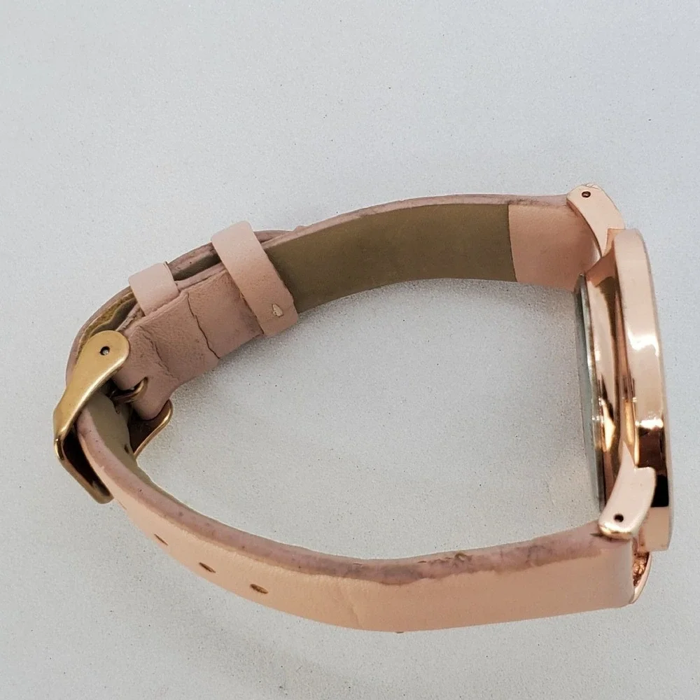 Women's‎ Watch 36MM White Dial Light Pink Bands New Battery